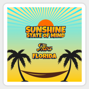 Alva Florida - Sunshine State of Mind Sticker